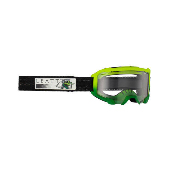 LEATT (NEW 2023) ROWEROWE VELOCITY 4.0 MTB GOGGLE ZOMBIE CLEAR 83% - color: black/green, lens: clear
