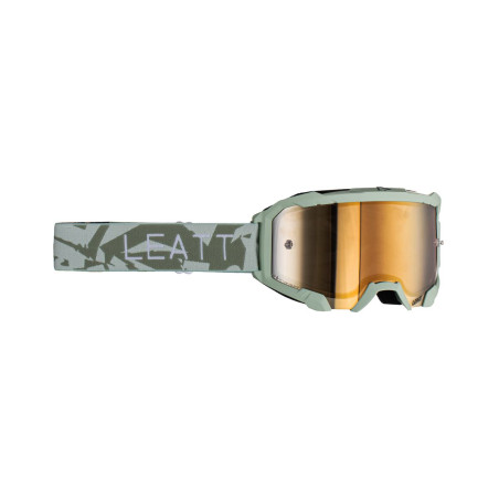 LEATT (2023) glasses 4.5 IRIZ GOGGLE CACTUS BRONZ UC 68% - color: green lens mirror brown