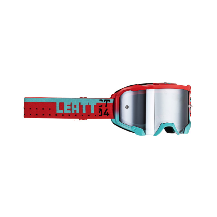 LEATT (2023) glasses 4.5 IRIZ GOGGLE FUEL SILVER 50% - color: blue/red mirrored lens