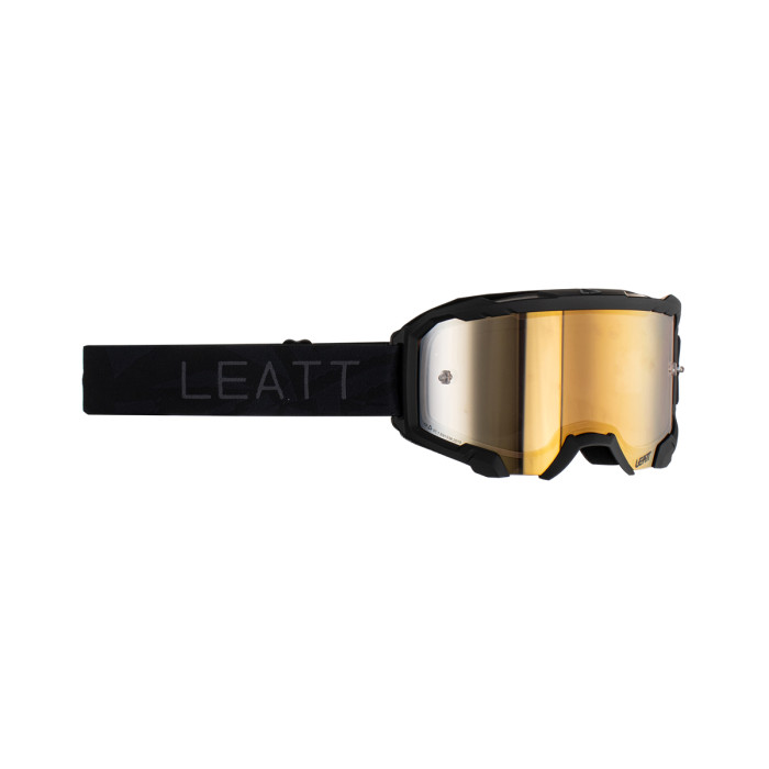 LEATT (2023) glasses 4.5 IRIZ GOGGLE STEALTH BRONZ UC 68% - color: black mirrored brown lens