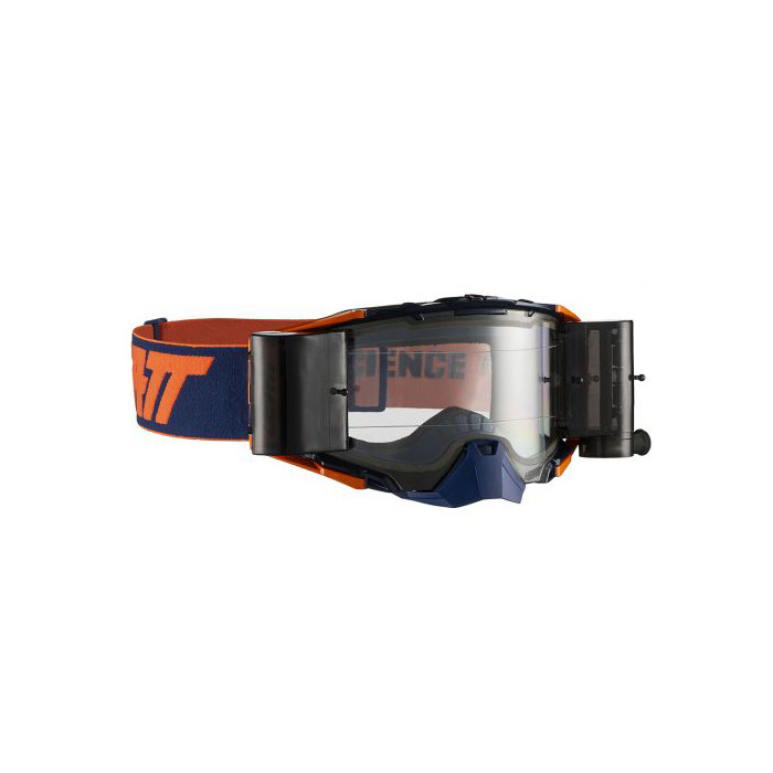 LEATT goggles 6.5 ROLL-OFF GOGGLE INK/ORANGE clear 83% - color: NAVY/orange, lens: clear