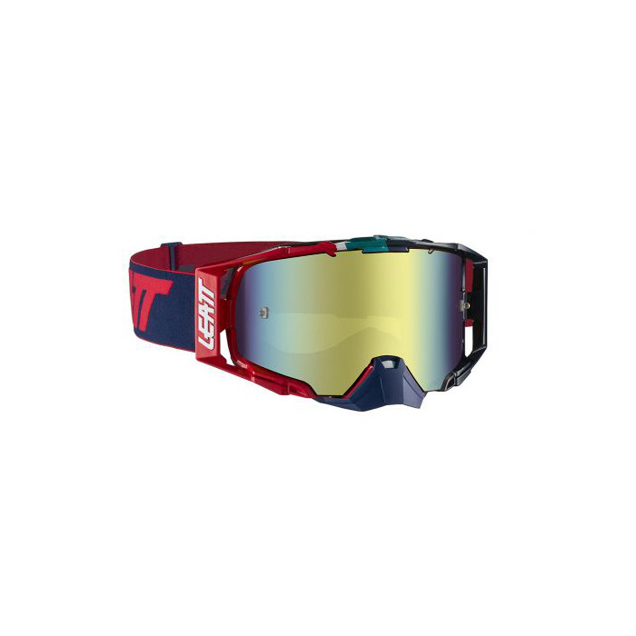 LEATT goggles 6.5 IRIZ GOGGLE INK/RED LENS BRONZ 22% - color: NAVY/red mirrored lens