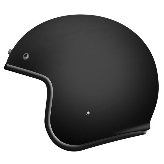 MT open face helmet LE MANS 2 SOLID color: black matte, size: S