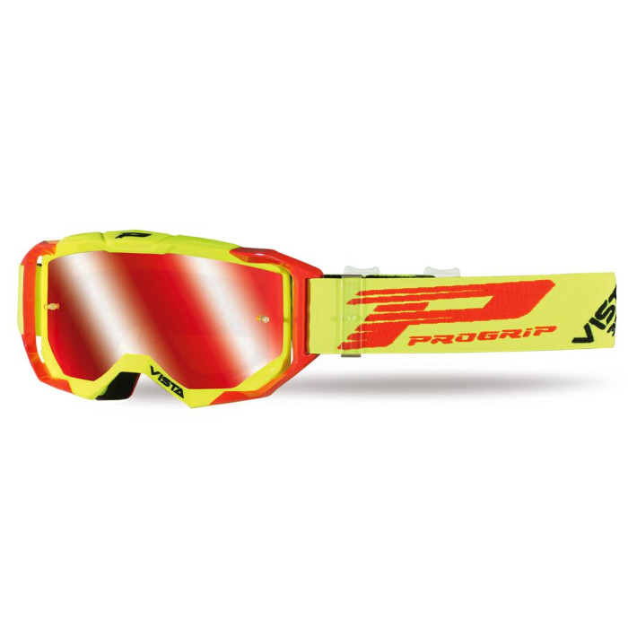 PROGRIP glasses PG3303 FL VISTA color: yellow FLUO/red (PG3348 red mirror + PG3310 gift) (3303-273 FL)