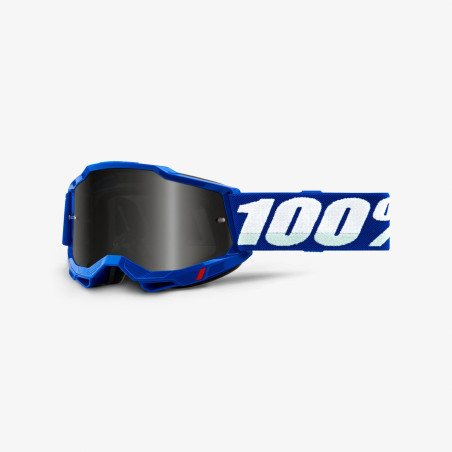 100 PERCENT (2022) ACCURI 2 SAND GOGGLE BLUE - SMOKE LENS - glasses ACCURI 2 SAND color: blue/white lens tinted