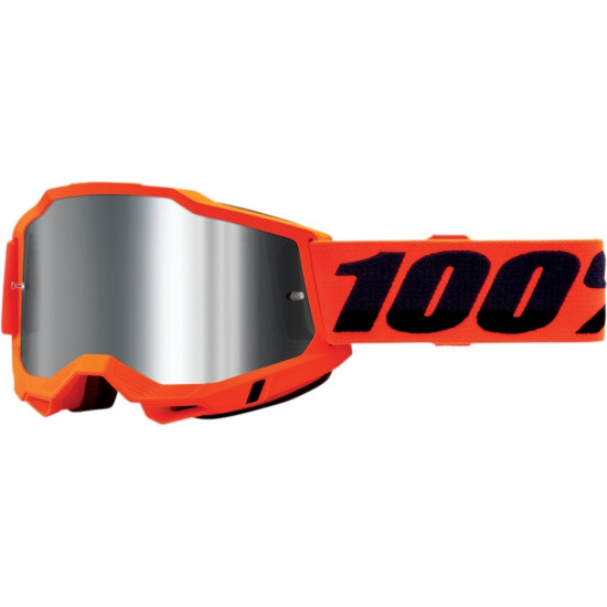100 PERCENT (2022) FA20 ACCURI 2 GOGGLE ORANGE - MIRROR SILVER LENS glasses ACCURI 2 color: orange mirror lens, se