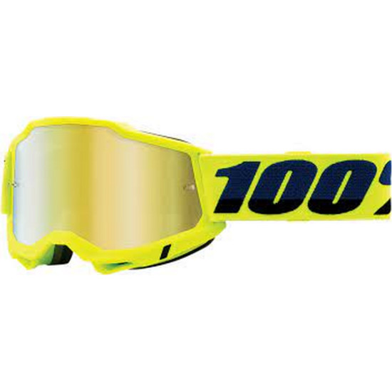 100 PERCENT (2022) FA20 ACCURI 2 GOGGLE YELLOW - MIRROR GOLD LENS glasses ACCURI 2 color: yellow lens gold mirror