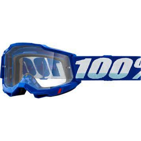 100 PROCENT (2022) akiniai ACCURI 2 OTG GOGGLE BLUE - CLEAR LENS akiniai ACCURI 2 OTG spalva: mėlyna  skaidrus, senas kodas: 502