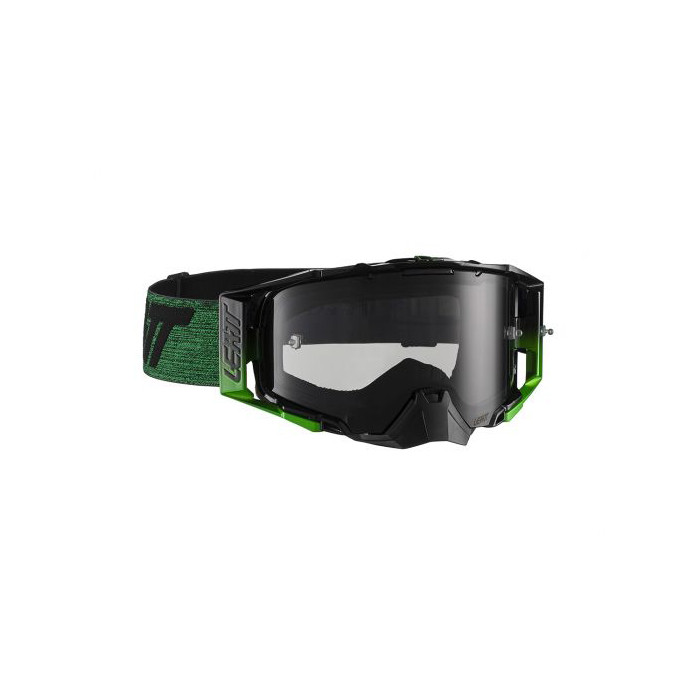 LEATT goggles 6.5 GOGGLE BLACK/GREEN LENS SMOKE 28% - color: black/green mirrored lens