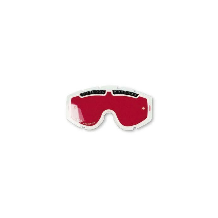 PROGRIP PG3255 glasses lens PG3200/PG3201/PG3204/PG3301/PG3400/PG3404/PG3450 double red, ANTIFOG + ANTISCRATCH (3255