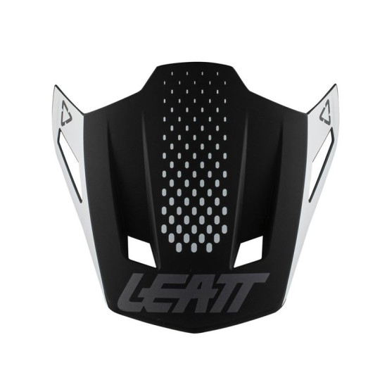 LEATT (2022/2023) visor/VISOR for helmet MOTO 8.5 V21.1 BLACK/WHITE color: black/white