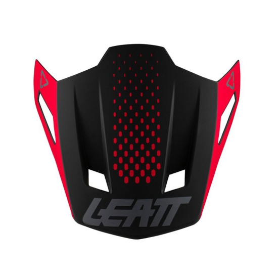 LEATT (2022/2023) visor/VISOR for helmet MOTO 8.5 V21.1 RED color: black/red