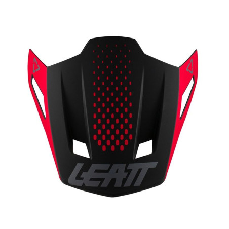 LEATT (2022/2023) visor/VISOR for helmet MOTO 8.5 V21.1 RED color: black/red