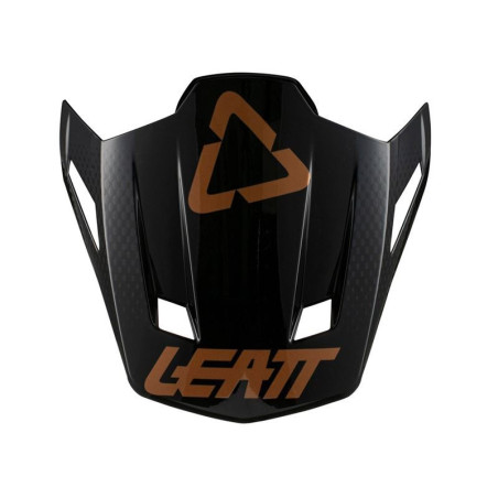 LEATT (2022/2023) visor/VISOR for helmet MOTO 9.5 V21.1 BLACK color: black/gold