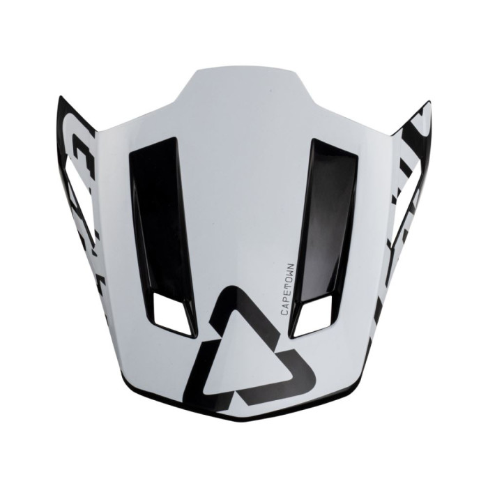 LEATT (2023) visor/VISOR for helmet MOTO 9.5 V23 CARBON WHITE color: black/white