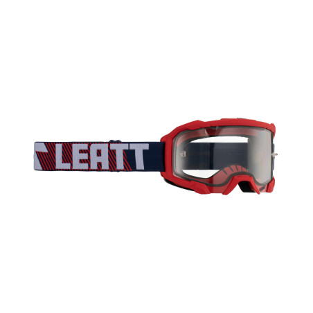 LEATT (2023) akiniai 4.5 GOGGLE ROYAL CLEAR 83% - spalva: juoda/raudona, stiklas: skaidrus