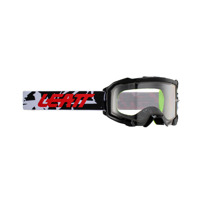 LEATT (2023) glasses 4.5 GOGGLE ZEBRA CLEAR 83% - color: black/white/red, lens: clear