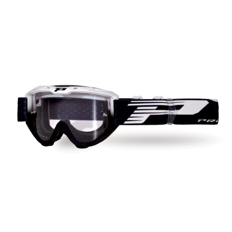 PROGRIP glasses PG3450 LS RIOT color: white black (PG3210, ANTI FOG) (3450-137 TR)