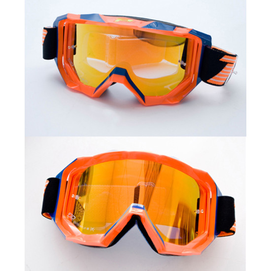 PROGRIP glasses PG3200 FL VENOM color: orange blue ( PG3249 orange mirror ) (PG3200FLOR/BL)