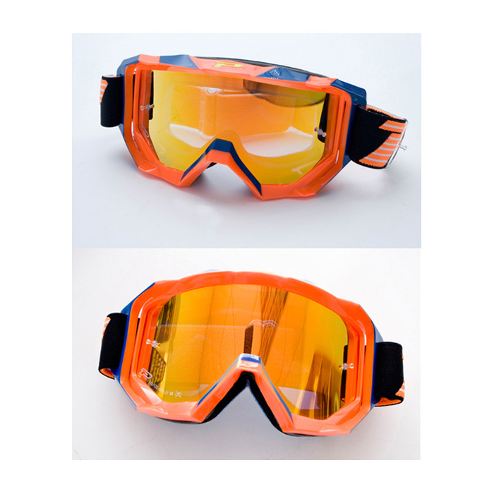 PROGRIP glasses PG3200 FL VENOM color: orange blue ( PG3249 orange mirror ) (PG3200FLOR/BL)