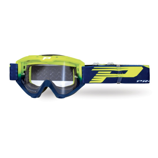 PROGRIP glasses PG3450 LS RIOT color: yellow FLUO blue (PG3210, NO FOG, NO SCRACHT) (3450-309 TR)