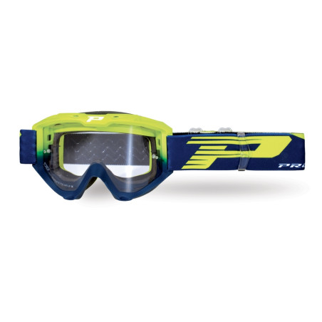 PROGRIP akiniai PG3450 LS RIOT spalva: geltona FLUO mėlyna ( PG3210, NO FOG, NO SCRACHT) (3450-309 TR)