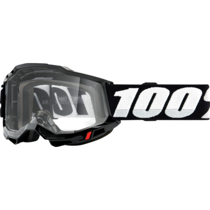 100 PERCENT (2022) FA20 ACCURI 2 GOGGLE BLACK - CLEAR LENS glasses ACCURI 2 color: black, lens: clear, old code (50221
