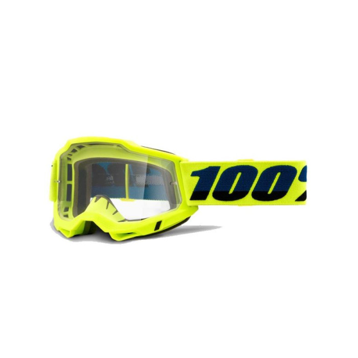 100 PERCENT (2022) FA20 ACCURI 2 GOGGLE YELLOW - CLEAR LENS goggles ACCURI 2 color: yellow, lens: clear, old code: 50