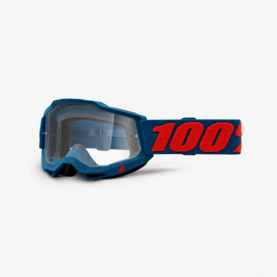 100 PERCENT (2022) FA21 glasses ACCURI 2 ODEON - CLEAR LENS color: blue/red, lens: clear