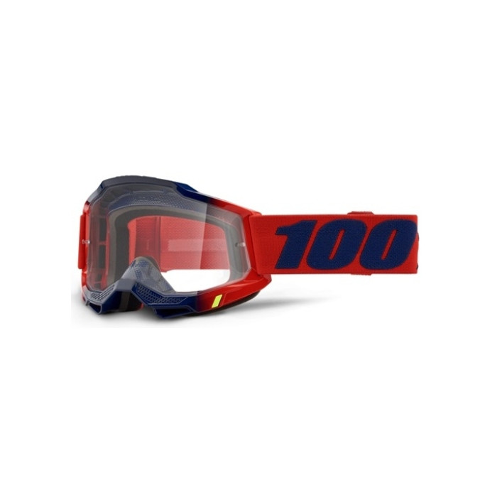 100 PERCENT (2022) SP21 ACCURI 2 GOGGLE KEARNY - CLEAR LENS - glasses ACCURI 2 color: red/black, lens: clear