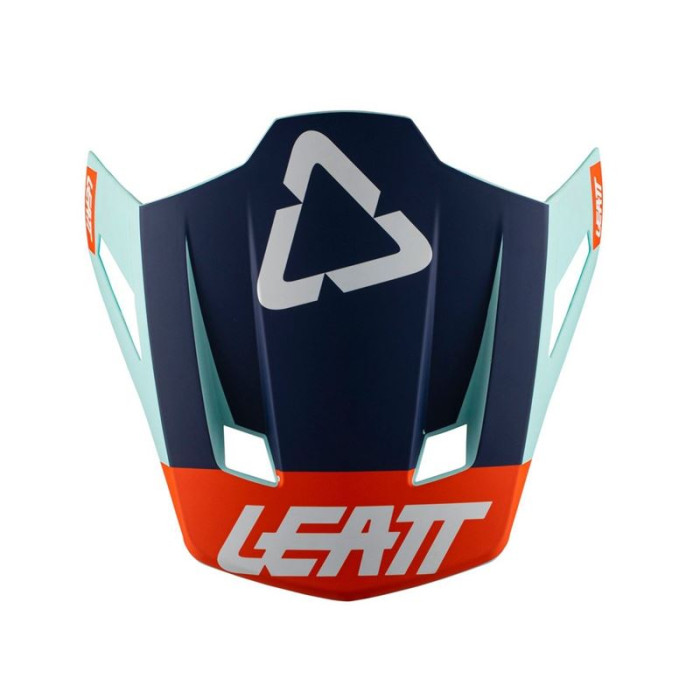 LEATT (2022/2023) visor/VISOR for MOTO 7.5 V21.2 ICE helmet color: NAVY/blue/orange