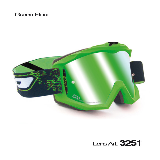 PROGRIP glasses PG3204 SHINY SIDE color: green FLUO ( PG3251 green mirror ) (PG3204/15GRF) (3204-306 FL)