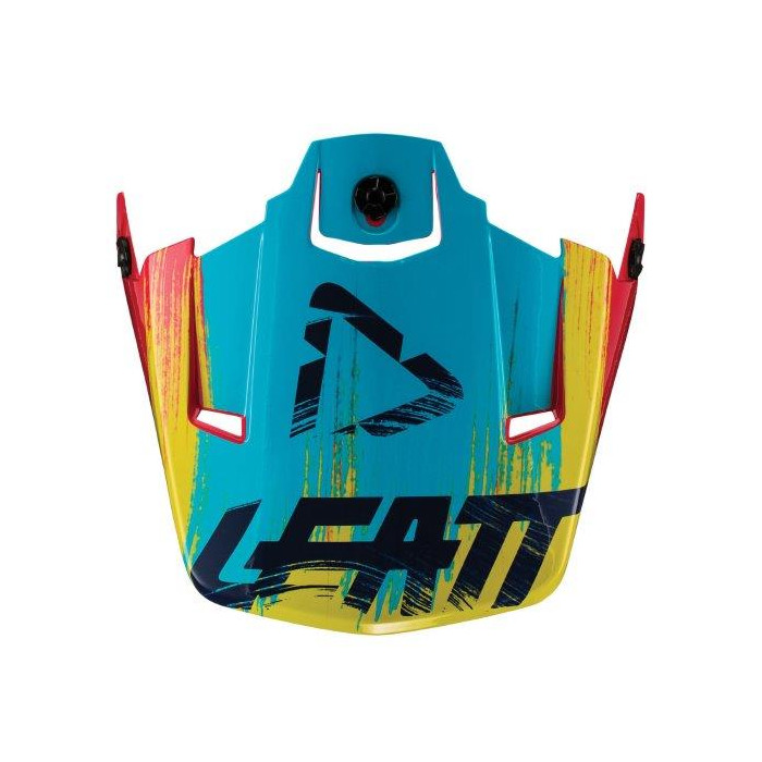 LEATT (2022/2023) visor/VISOR for GPX 3.5 V19.1 RED/LIME color: yellow/blue/red, size: M-XXL
