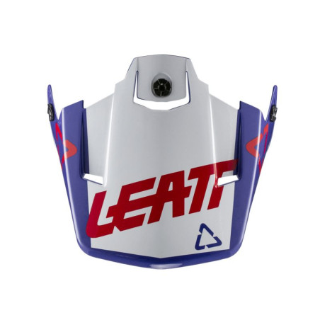 LEATT (2022/2023) snapelis/VISOR šalmui GPX 3.5 V20.2 ROYAL spalva: balta/mėlyna/raudona, dydis: XS/S