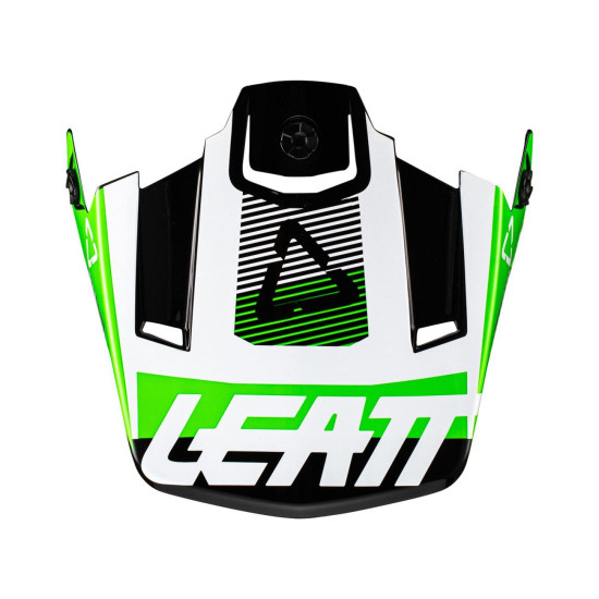 LEATT (2022/2023) visor/VISOR for helmet MOTO 3.5 V22 BLACK color: black/green/white, size: XS-S