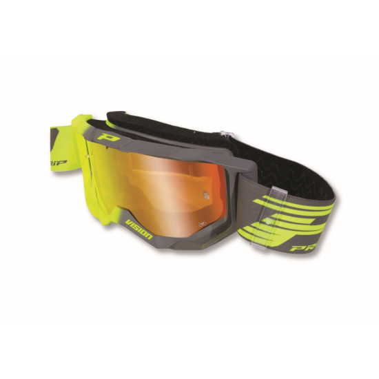 PROGRIP glasses PG3300-347 FL VISION color: yellow FLUO gray ( PG3348 red mirror)