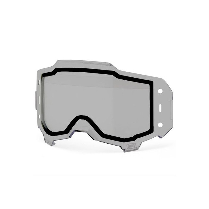 100 PERCENT (2022) ARMEGA REPLACEMENT LENS - DUAL PANE SMOKE - lens (double pane) ARMEGA color: SMOKE dark