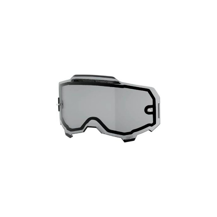 100 PERCENT (2022) ARMEGA REPLACEMENT LENS - DUAL PANE VENTED SMOKE - lens (double pane) ARMEGA color: gray, old