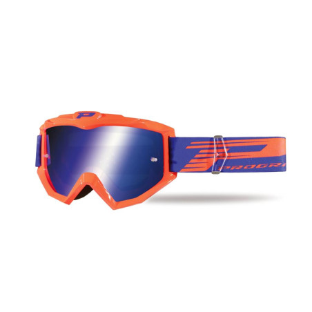 PROGRIP glasses PG3201 FL ATZAKI color: orange FLUO ( PG3246 blue mirror ) (PG3201/18ORF) (3201-166 FL)