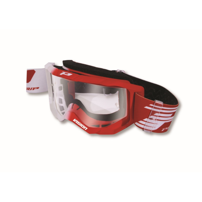 PROGRIP glasses PG3300-127 TR VISION color: white red (PG3310 transparent)