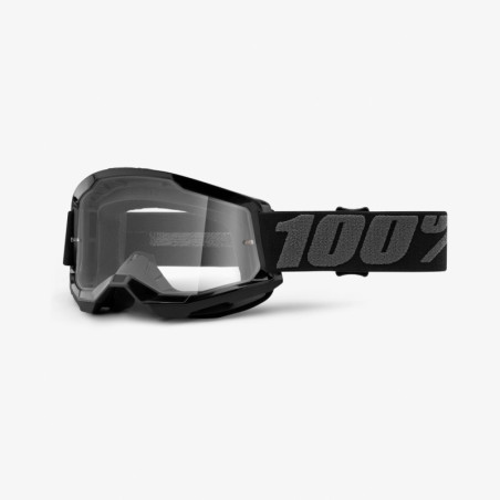 100 PERCENT (2022) glasses, model: STRATA 2 BLACK CLEAR LENS color: black, lens: clear, old code (50421-101-01)