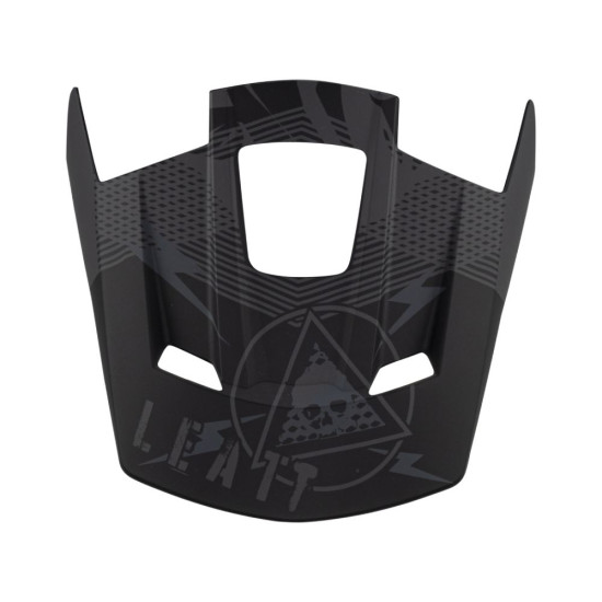 LEATT (2023) visor/VISOR for MOTO 2.5 V23 STEALTH helmet color: black, size: M-XXL