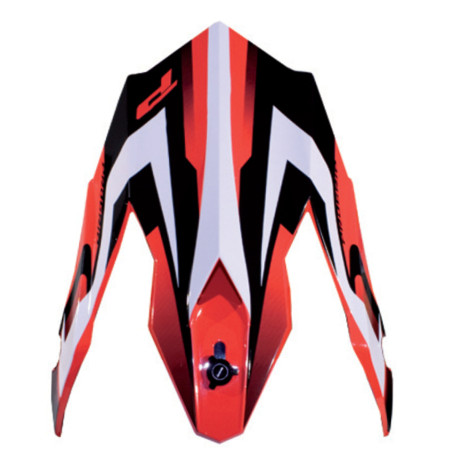 PROGRIP visor for helmet PG3180 color: red white (3181-130)