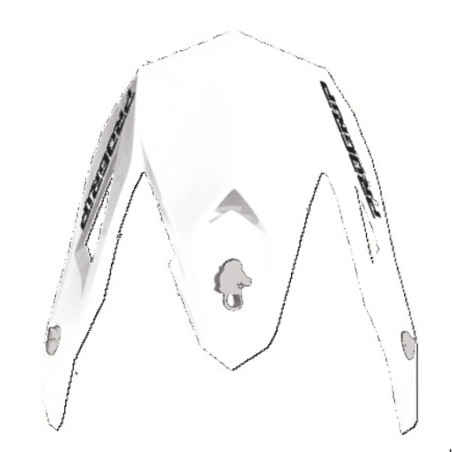 PROGRIP snapelis šalmui PG3180 spalva: balta MAT (3181-323)