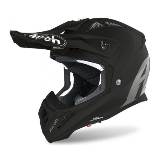 AIROH helmet AVIATOR ACE BLACK MATT color: black matte, size: M