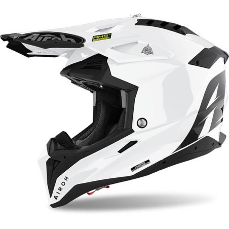AIROH helmet, model: AVIATOR 3 color: white glossy, size: XL