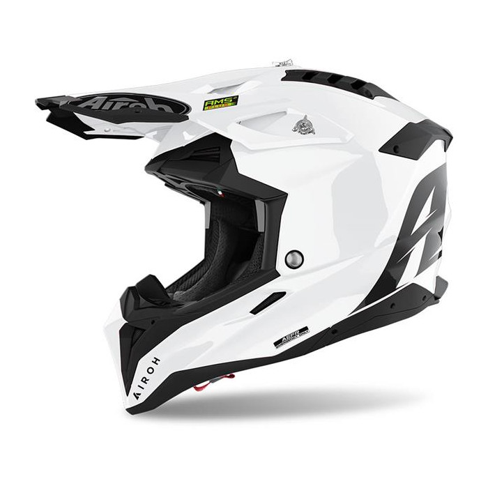 AIROH helmet, model: AVIATOR 3 color: glossy white, size: XXL