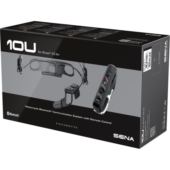 SENA intercom 10U BLUETOOTH 4.1 1600M with FM radio function and SC-4B-01 for SHOEI GT-AIR helmet - replaced: 10U-SH-01