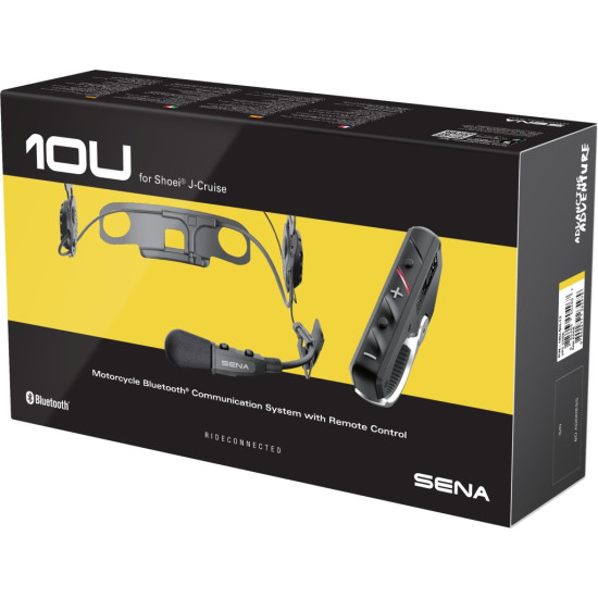 OLD intercom 10U BLUETOOTH 4.1 1600M with FM radio function and SC-4B-01 for SHOEI J-CRUISE helmet - replaced: 10U-SH-03
