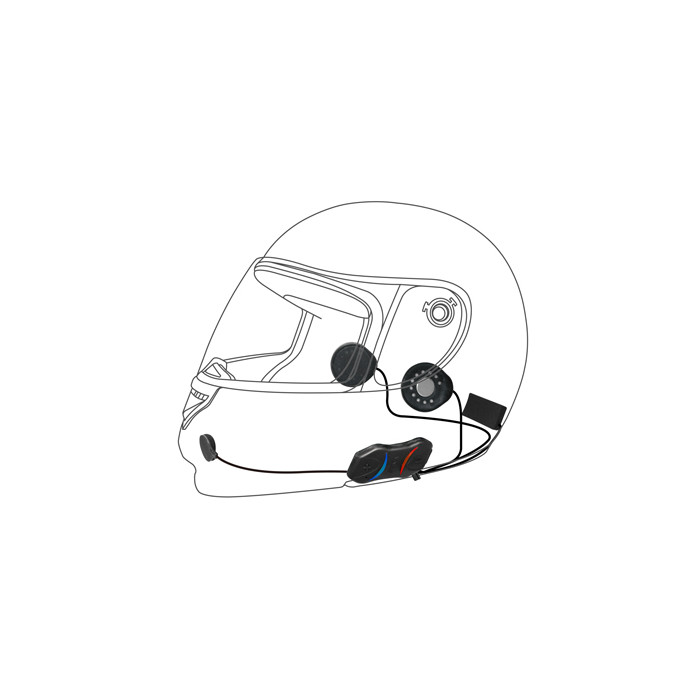 SENA intercom SMH10R BLUETOOTH 3.0 900M RACING with universal microphone set